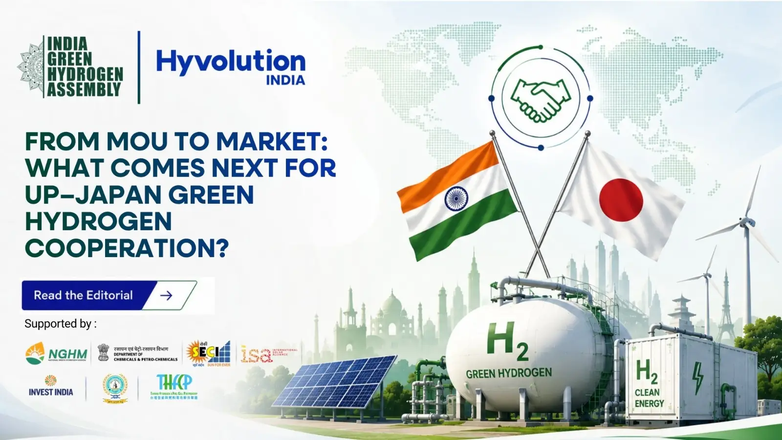 Up Japan green hydrogen MOU