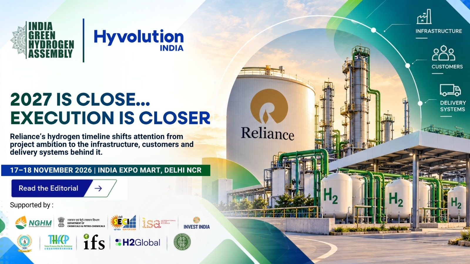 Reliance renewable hydrogen 2027